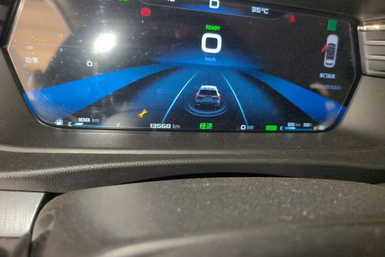 Used Cowin Kunlun 2024 Kunlun iHD 150km Mountain Peak Edition Odometer Close Up