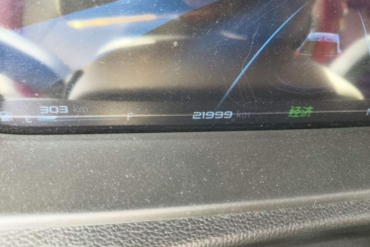 Used Cowin Kunlun 2024 Kunlun iHD 150km Mountain Peak Edition Odometer Close Up