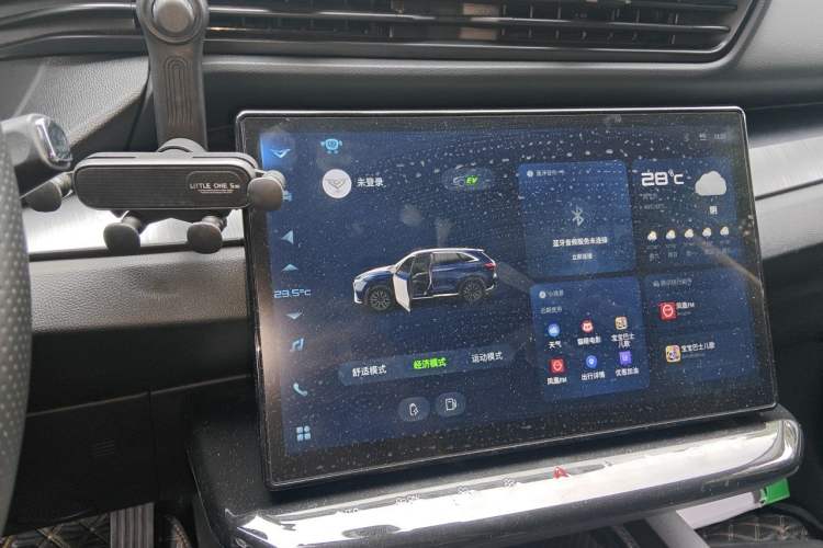 Used Cowin Kunlun 2024 Restyled Kunlun iHD 150km Mountain Peak Edition Audio And AC Panel
