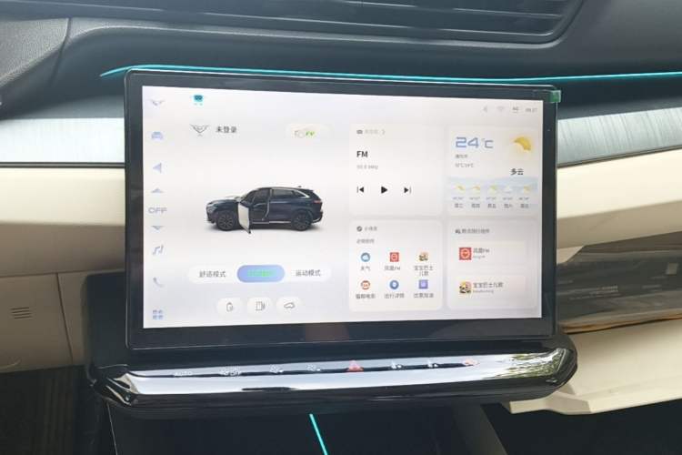 Used Cowin Kunlun 2024 Kunlun iHD 150km Horizon Edition Audio And AC Panel