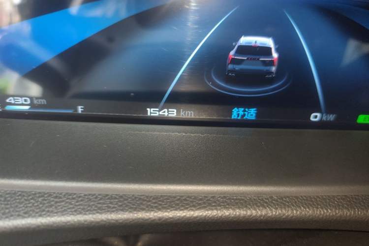 Used Cowin Kunlun 2024 Kunlun iHD 150km Mountain Peak Edition Odometer Close Up