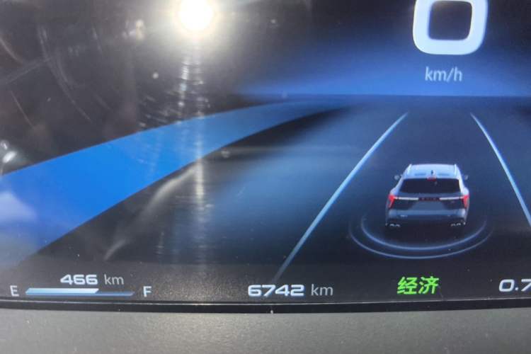 Used Cowin Kunlun 2025 1.5T Peak Edition 5 Seats Odometer Close Up