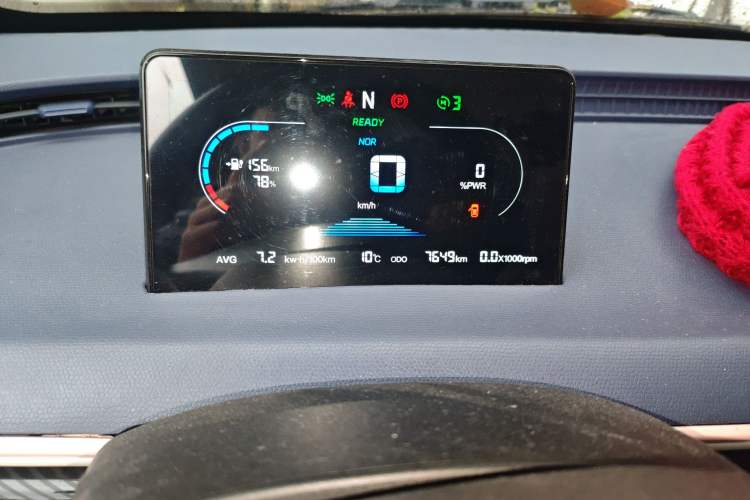 Used Cowin October 2023 201km Wave Rider Edition Odometer Close Up