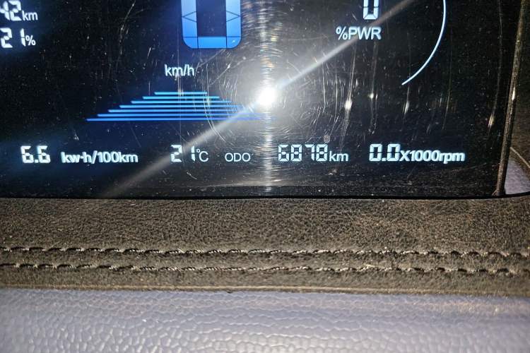Used Cowin October 2023 201km Wave Rider Edition Odometer Close Up