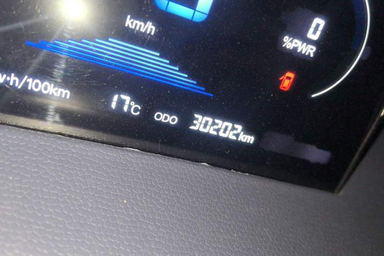 Used Cowin October 2023 201km Wave Rider Edition Odometer Close Up