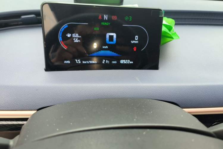 Used Cowin October 2023 301km Zhi Feng Edition Odometer Close Up