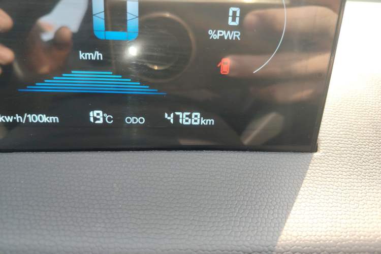 Used Cowin October 2023 201km Wave Rider Edition Odometer Close Up