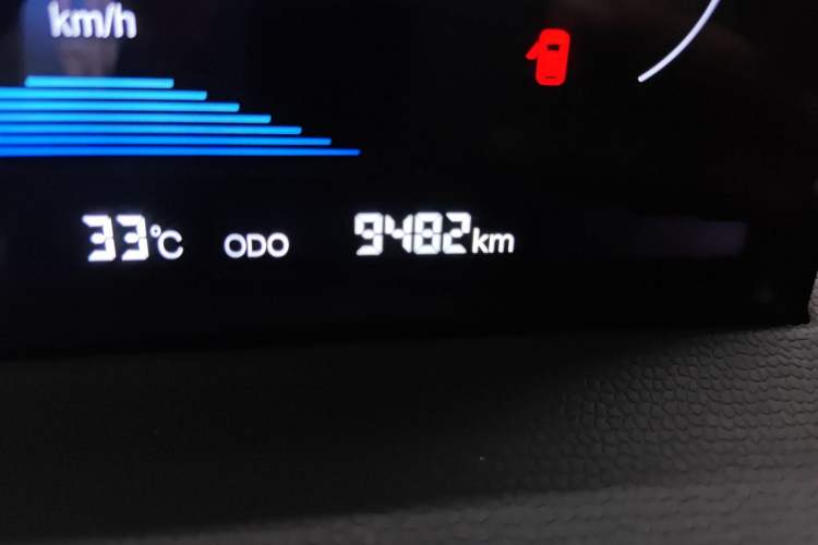 Used Cowin October 2023 201km Wave Rider Edition Odometer Close Up
