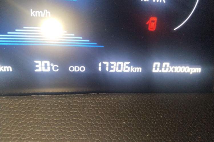 Used Cowin October 2023 201km Wave Rider Edition Odometer Close Up