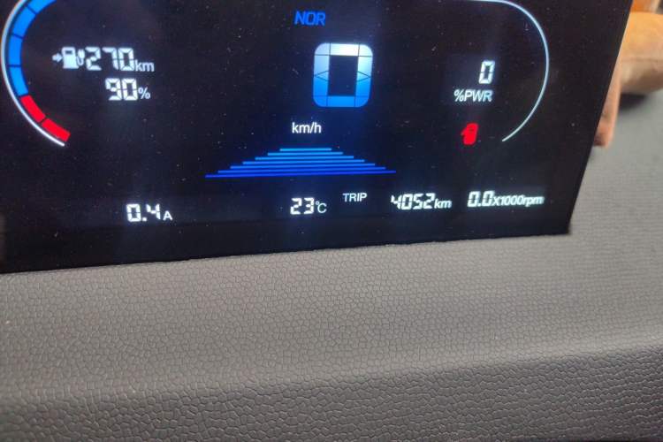 Used Cowin October 2025 Mate 300km Surfing Edition Odometer Close Up