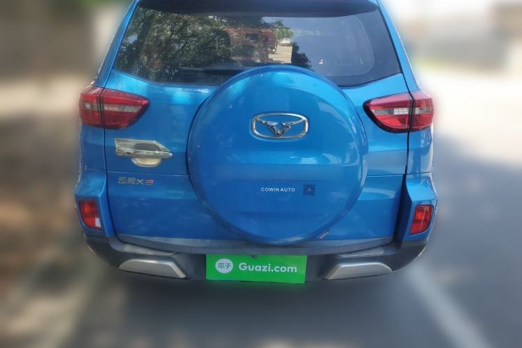 Used Cowin X3 2016 1.6L CVT Enthusiast Edition Rear