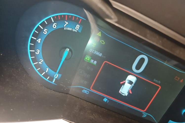 Used Cowin X3 2016 1.6L Manual Enthusiast Edition Odometer Close Up