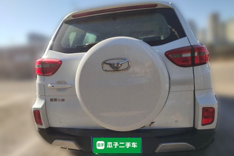Used Cowin X3 2016 1.6L Manual Enthusiast Edition Rear