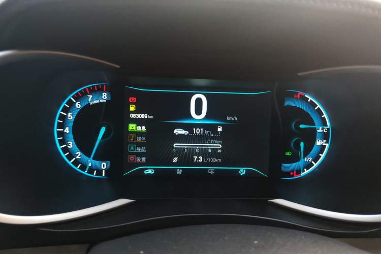 Used Cowin X3 2017 1.6L Manual Enthusiast Edition China V Standard Instrument Cluster