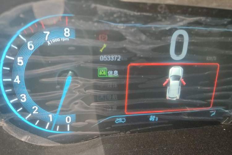 Used Cowin X3 2017 1.6L Manual Enthusiast Edition China V Standard Odometer Close Up