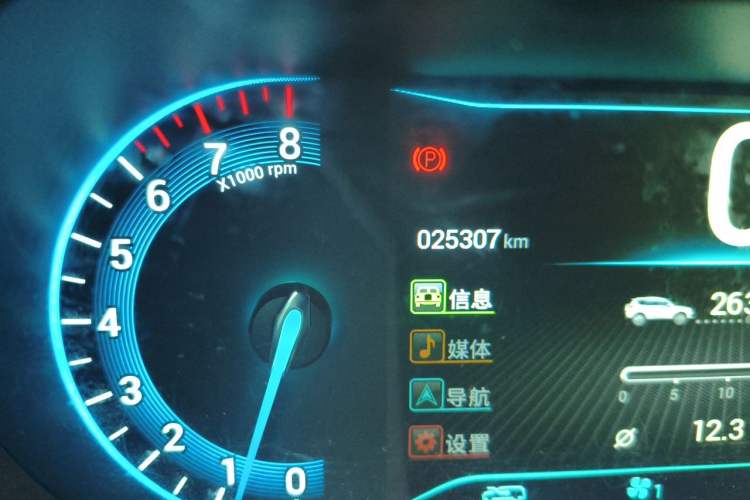 Used Cowin X3 2018 1.6L Manual Zhiyao Edition China V Standard Odometer Close Up