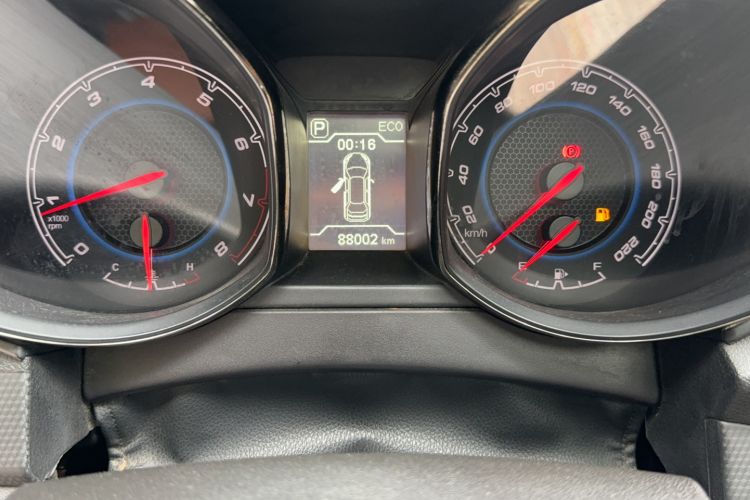 Used Cowin X5 2017 1.5T CVT Luxury Model Odometer Close Up