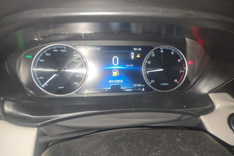 Used Cowin Xuandu 2021 1.5T Manual Comfort Edition Odometer Close Up
