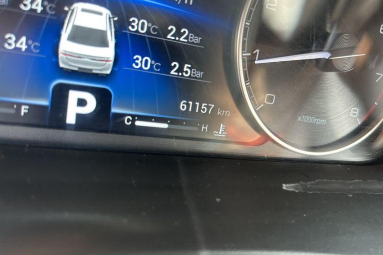 Used Cowin Xuandu 2021 1.5T CVT Xiongqi Edition Odometer Close Up