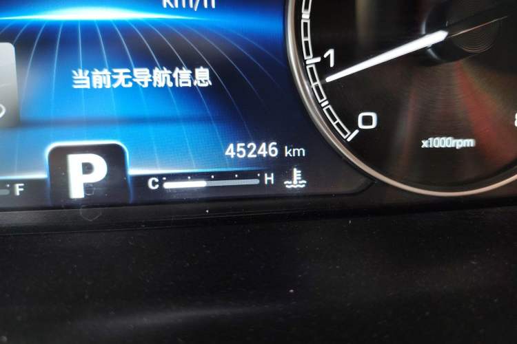 Used Cowin Xuandu 2021 1.5T CVT Xiongqi Edition Odometer Close Up