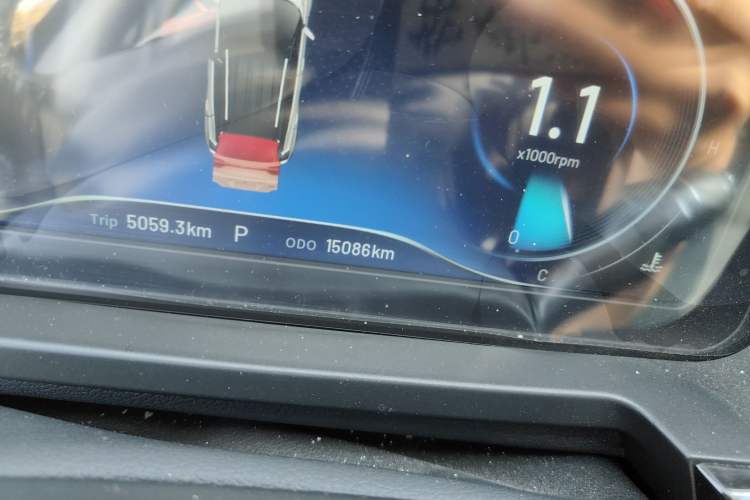 Used Cowin Xuanjie 2020 Updated 1.5L CVT Zhaо Odometer Close Up