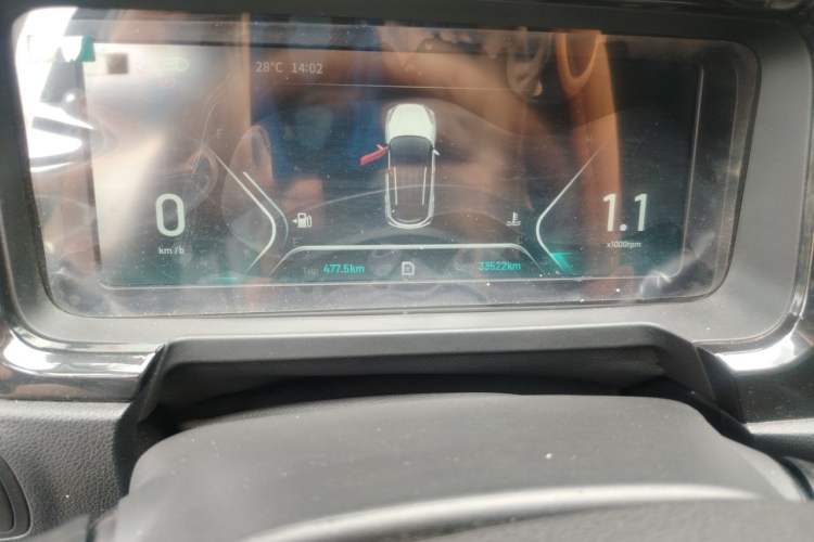 Used Cowin Xuanjie 2020 Revised Version 1.5L Manual Style Odometer Close Up