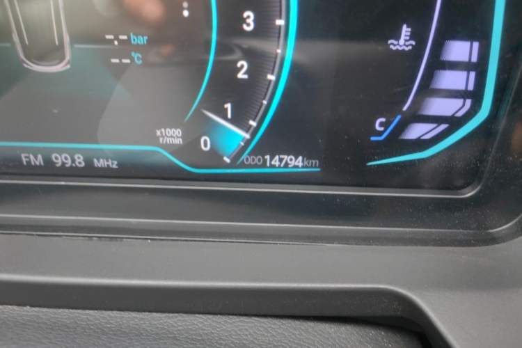 Used Cowin Xuanjie 2023 1.5L Manual Enjoyment Edition Odometer Close Up