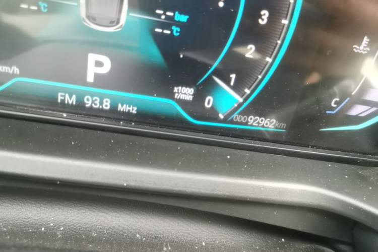 Used Cowin Xuanjie Pro 2021 1.5T CVT Dynamic Edition Odometer Close Up