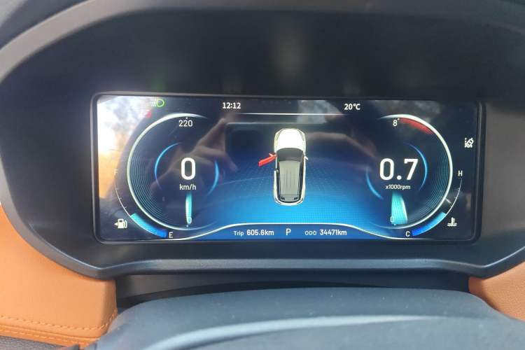 Used Cowin Xuanjie Pro 2021 1.5T CVT Jingzun Edition Instrument Cluster