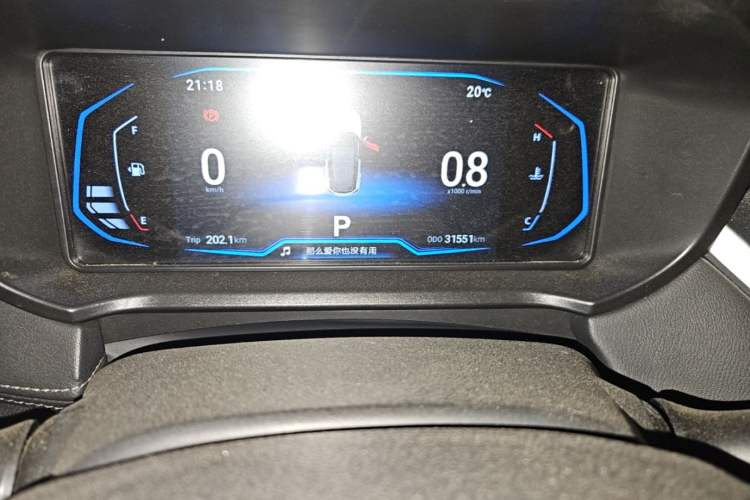 Used Cowin Xuanjie Pro 2021 1.5T CVT Dynamic Edition Odometer Close Up