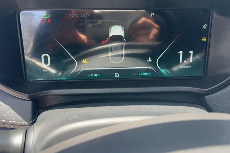 Used Cowin Xuanjie Pro 2021 1.5T CVT Jingzun Edition Odometer Close Up