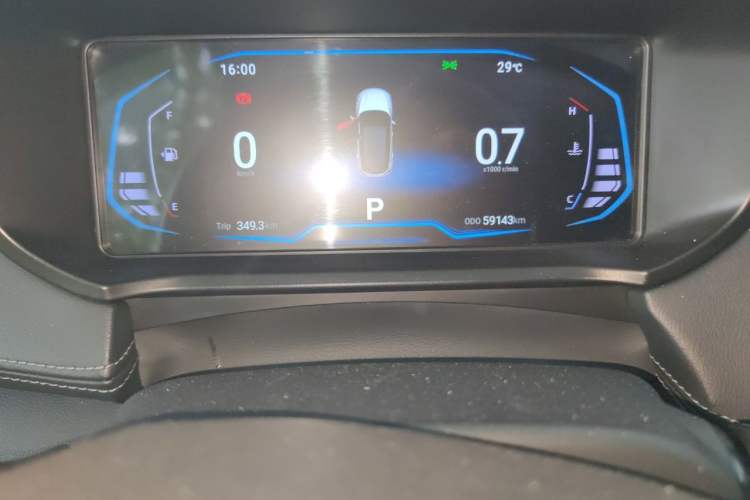 Used Cowin Xuanjie Pro 2021 1.5T CVT Jinghao Edition Odometer Close Up