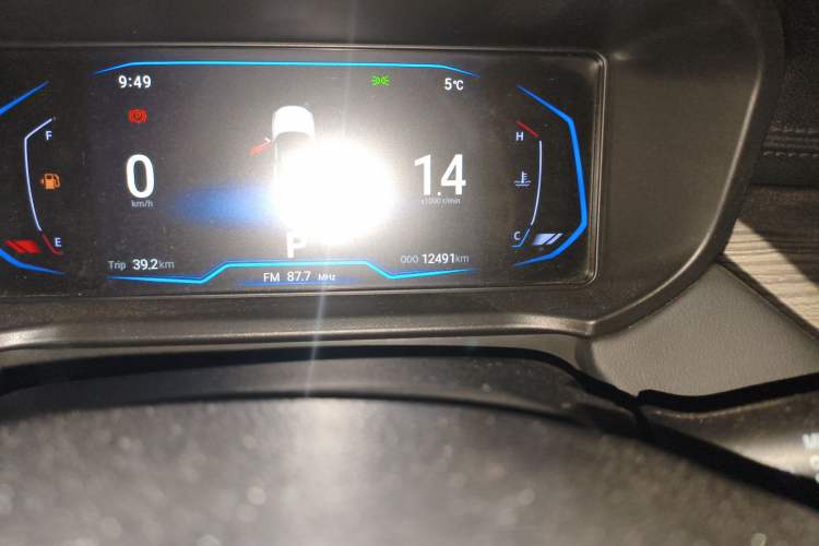 Used Cowin Xuanjie Pro 2021 1.5T CVT Dynamic Edition Odometer Close Up