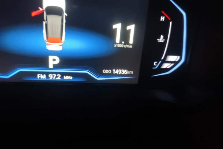 Used Cowin Xuanjie Pro 2021 1.5T CVT Jinghao Edition Odometer Close Up