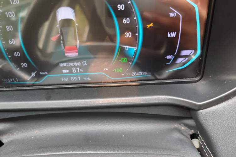 Used Cowin Xuanjie Pro EV 2022 401 km Enjoyment Version Odometer Close Up