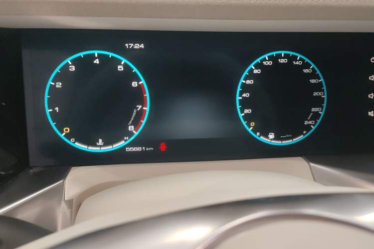 Used Cyberspace Tank 300 2021 2.0T Cyber Tank Odometer Close Up