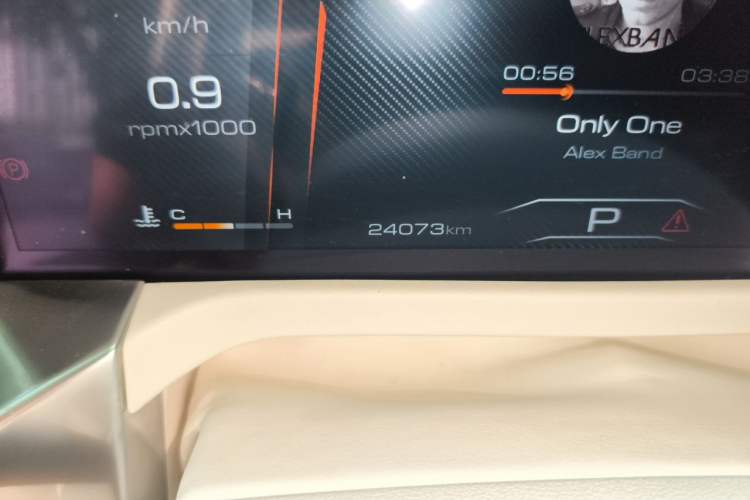Used Cyberspace Tank 300 2021 2.0T Cyber Tank Odometer Close Up