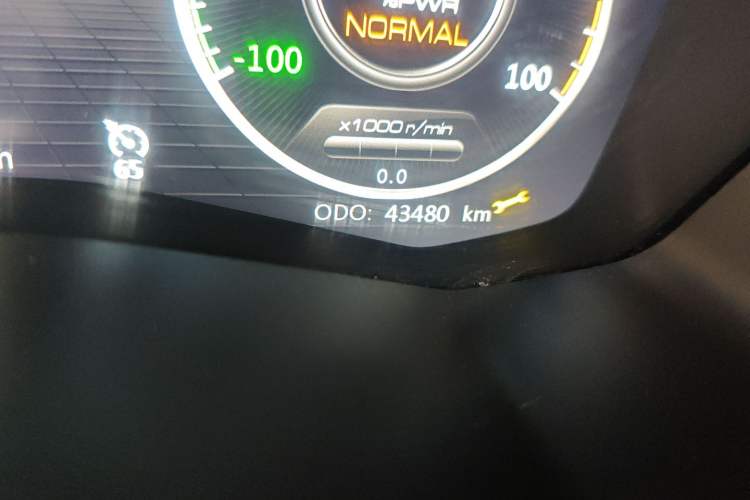Used Dayun Yuanzhi M1 2021 7-Seater 405 Xiangying Edition Odometer Close Up