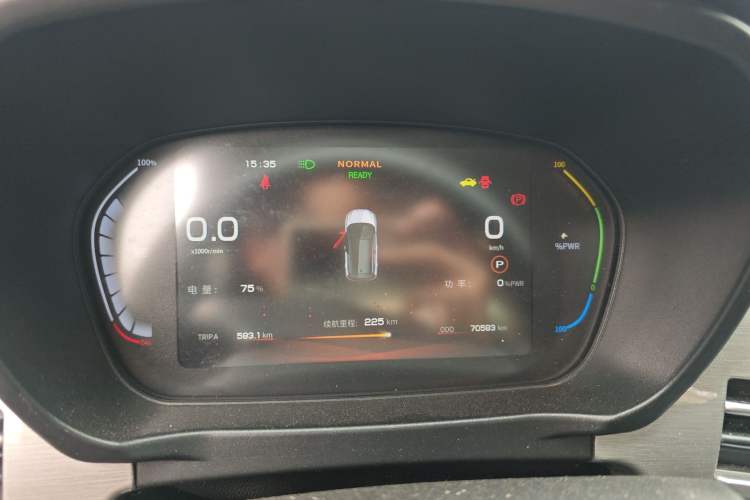 Used Dayun Yuehu 2021 32.85 kWh Two-Wheel-Drive Sprite Version Instrument Cluster