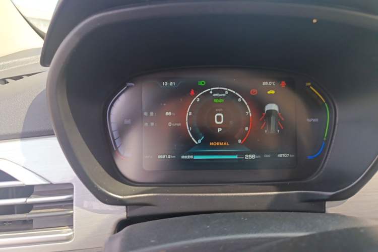 Used Dayun Yuehu 2021 Revised Version 32.85 kWh Two-Wheel Drive Sprite Edition Instrument Cluster