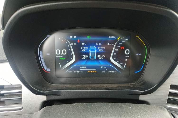 Used Dayun Yuehu 2021 32.85 kWh Two-Wheel-Drive Sprite Version Instrument Cluster