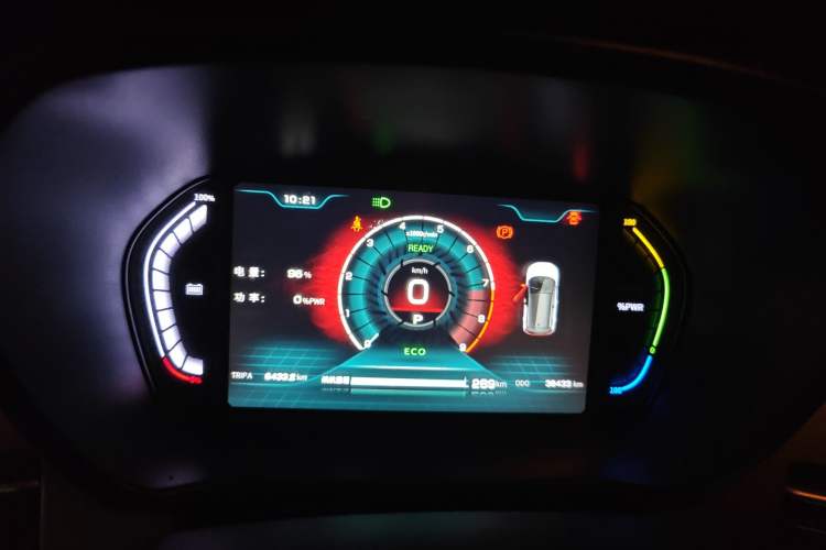 Used Dayun Yuehu 2021 32.85 kWh Two-Wheel-Drive Sprite Version Instrument Cluster