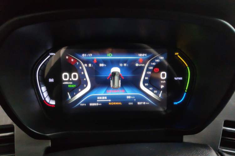Used Dayun Yuehu 2021 Revised Version 32.85 kWh Two-Wheel Drive Sprite Edition Instrument Cluster