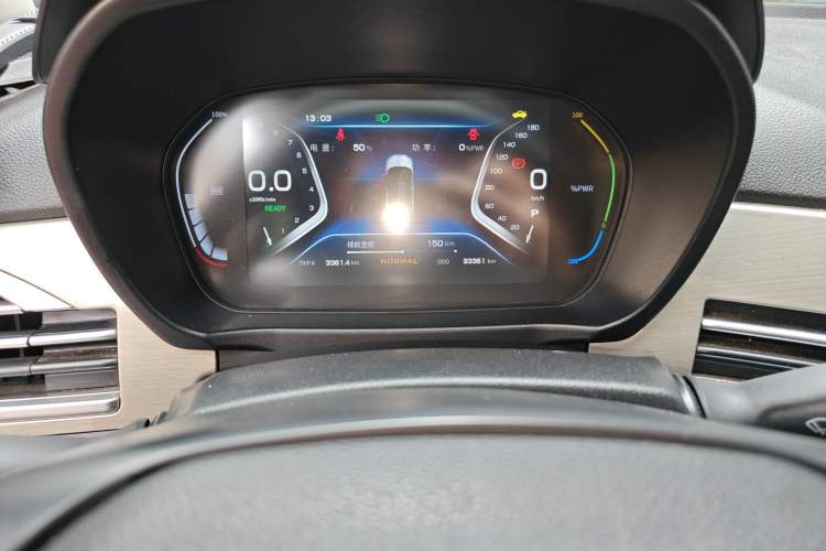 Used Dayun Yuehu 2021 32.85 kWh Two-Wheel-Drive Sprite Version Odometer Close Up