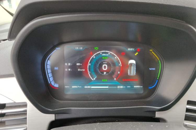 Used Dayun Yuehu 2022 30.66 kWh Two-Wheel Drive VIP Edition Instrument Cluster