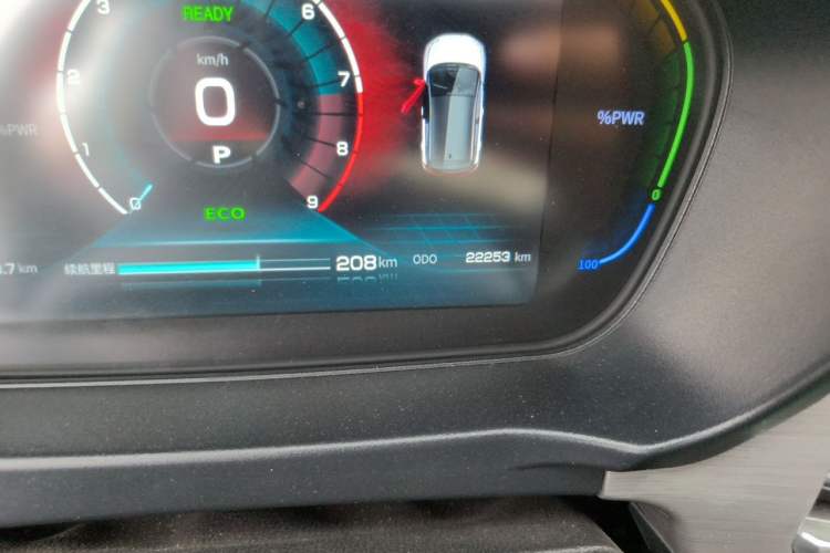 Used Dayun Yuehu 2022 30.66 kWh Two-Wheel Drive VIP Edition Odometer Close Up