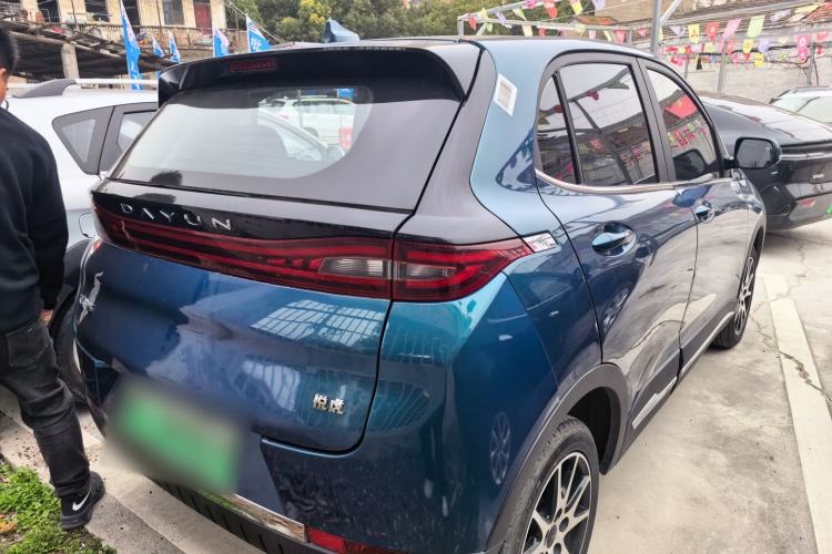 Used Dayun Yuehu 2022 30.66 kWh Two-Wheel Drive VIP Edition Rear Right 45 Deg