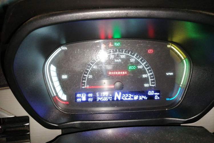 Used Dayun Yuehu 2022 30.66 kWh Two-Wheel Drive Standard Version Instrument Cluster