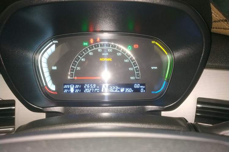 Used Dayun Yuehu 2022 30.66 kWh Two-Wheel Drive Luxury Edition Instrument Cluster