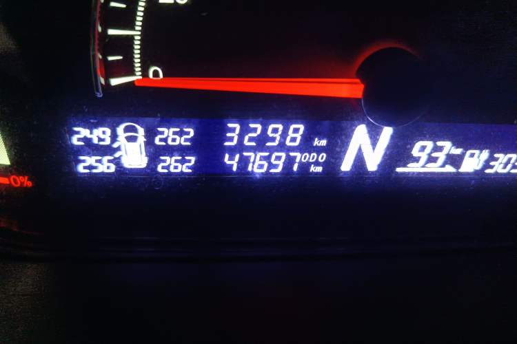 Used Dayun Yuehu 2022 30.66 kWh Two-Wheel Drive Standard Version Odometer Close Up
